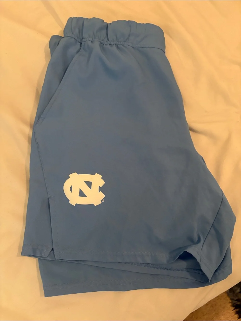 Jordan Light Blue UNC Tar Heels Athletic Shorts